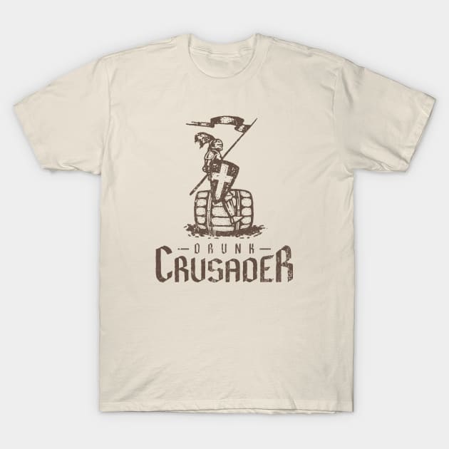 Drunk Crusader T-Shirt by JanzDesign